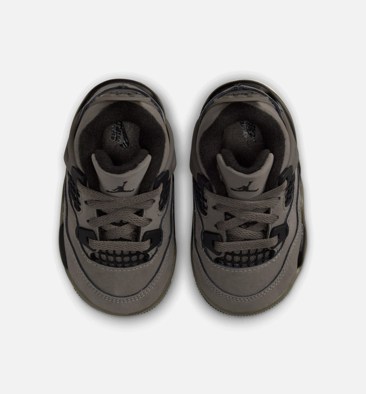 Air Jordan 4 Retro Cave Stone and Black – Infant/Toddler Lifestyle Shoe in Cave Stone/Black/Moon Particle