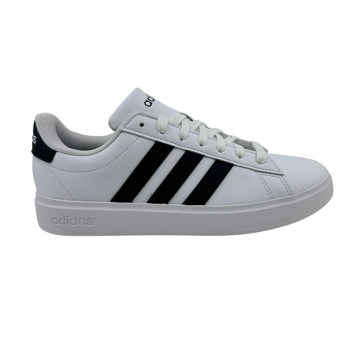 Adidas Grand Court 2.0 Cloud White Black Womens Athletic Sneaker (GW9214)