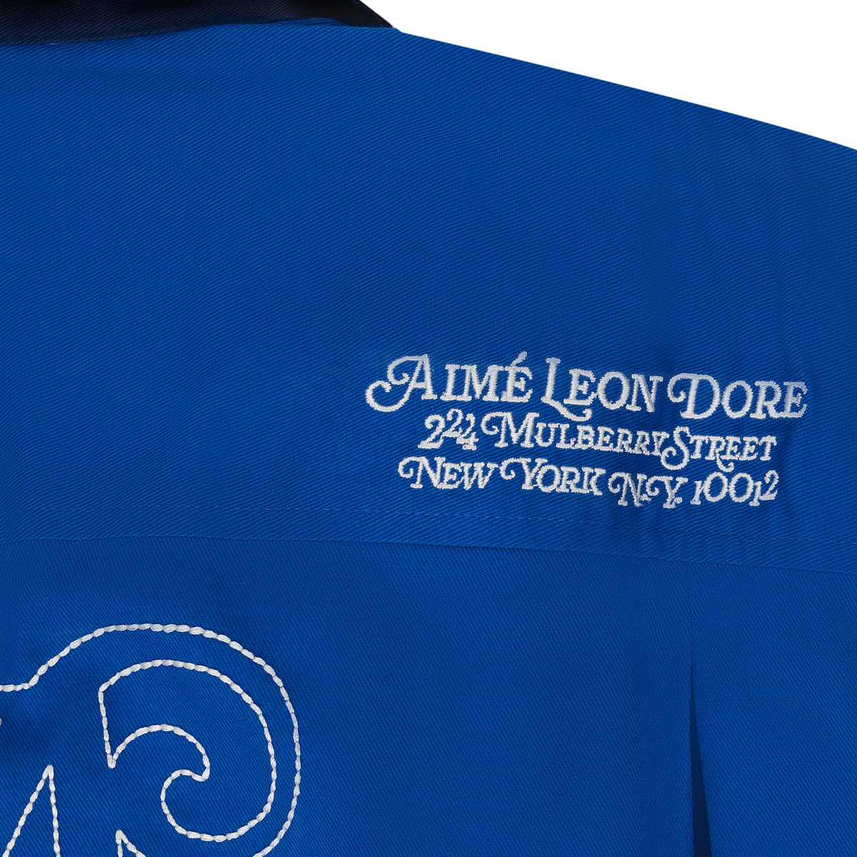 Blue SS Bowling Shirt
