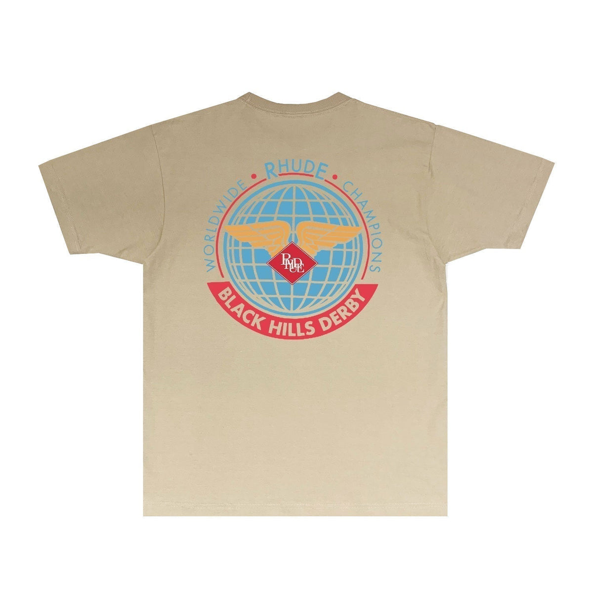 Rhude T-shirts Printed Trendy Pure Cotton