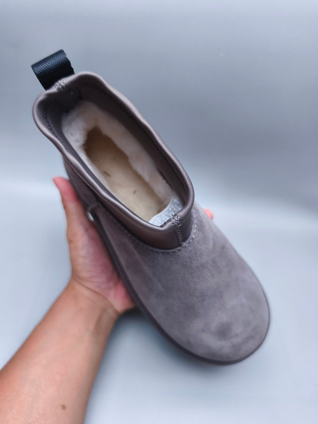 Grey Platform Elastic Low-Top Casual Shoes — New Arrival | In Stock