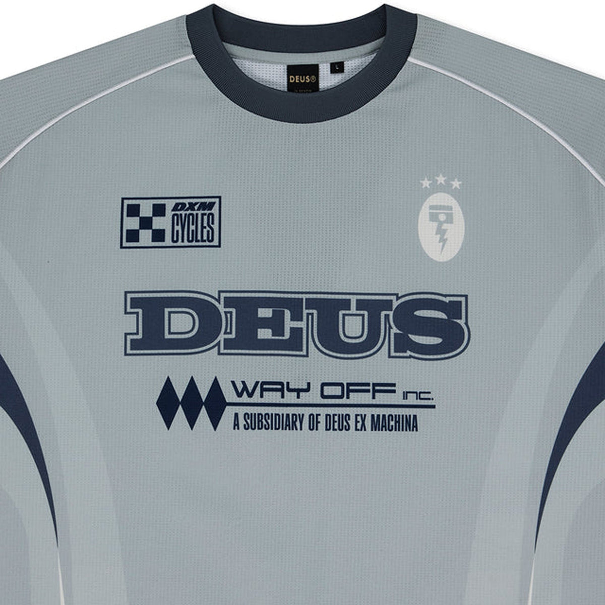 Deus Enduro Ss Moto Jersey: Grey