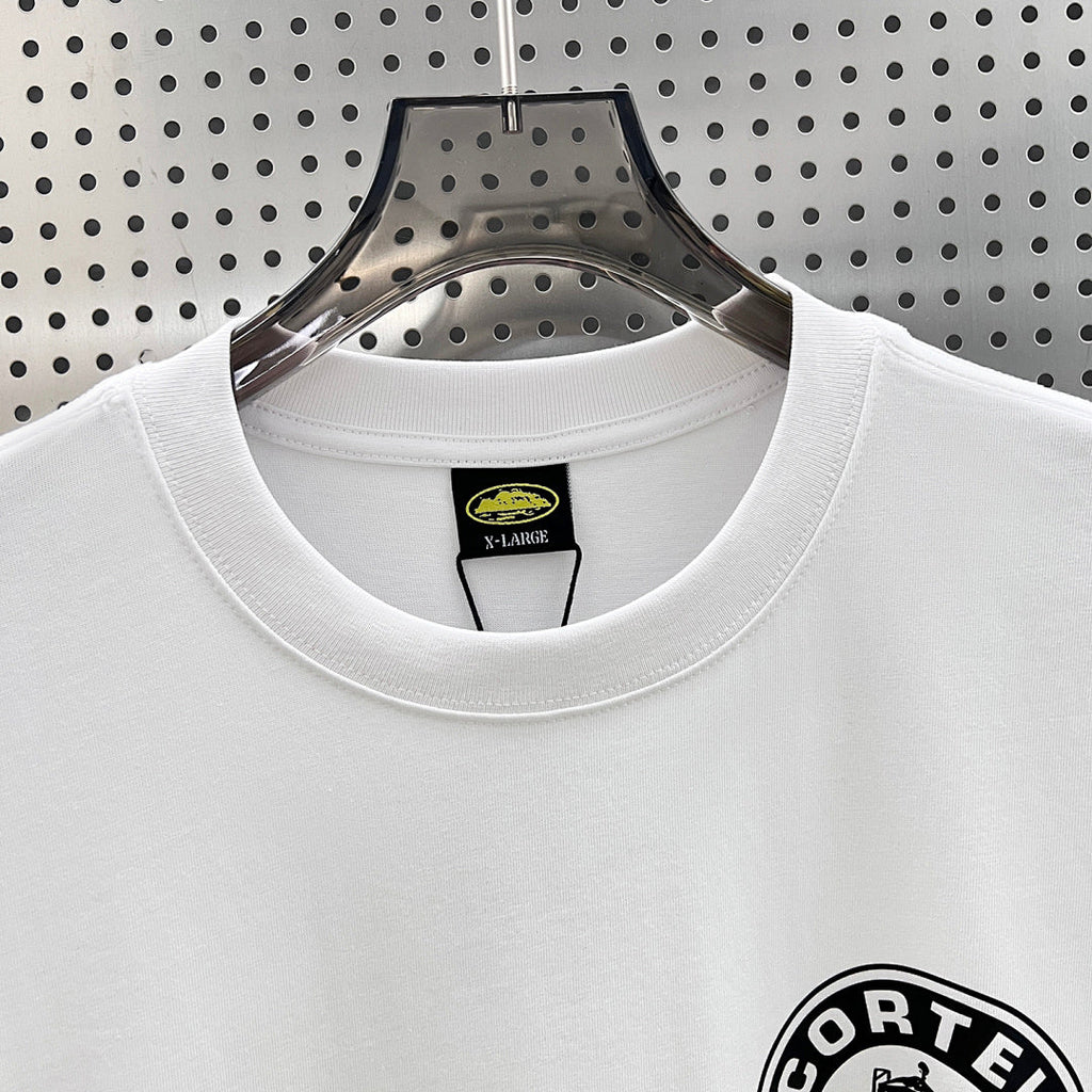 Corteiz U See It Tower Badge Oversized Tee – White