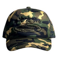 Corteiz Vintage Camo Trucker Hat with Tonal Stars and Cruise Ship Graphic