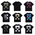 Off-White Arrow Graphic Print Short Sleeve Tee Streetwear Unisex