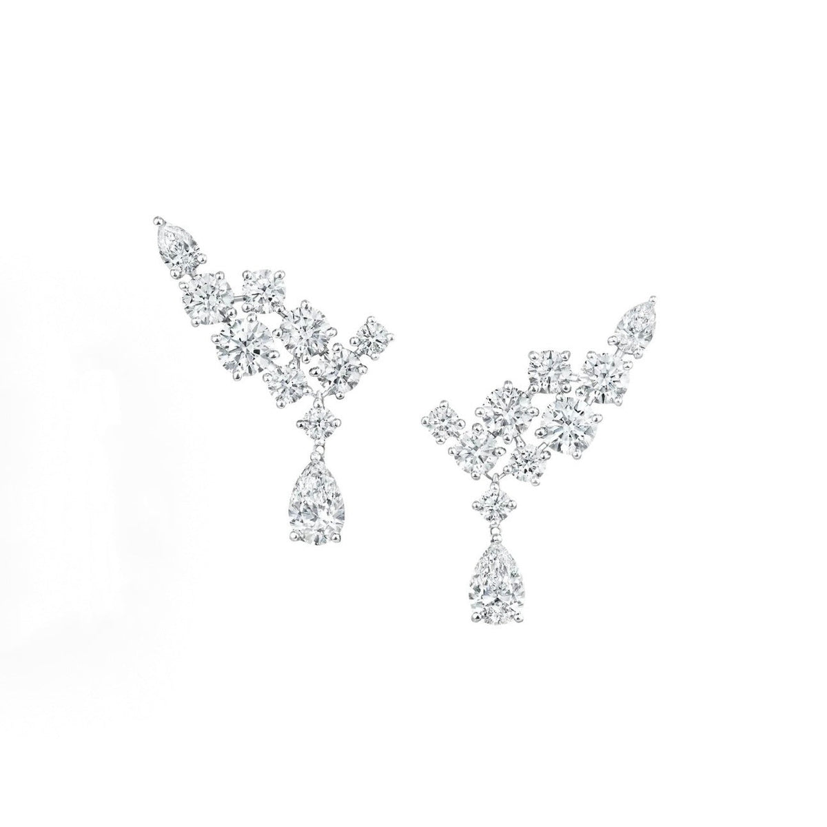 Harry Winston Style Celestial Star Cubic Zirconia Necklace
