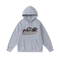 Trapstar London Shooters Red Outline Gray Fleece Hoodie