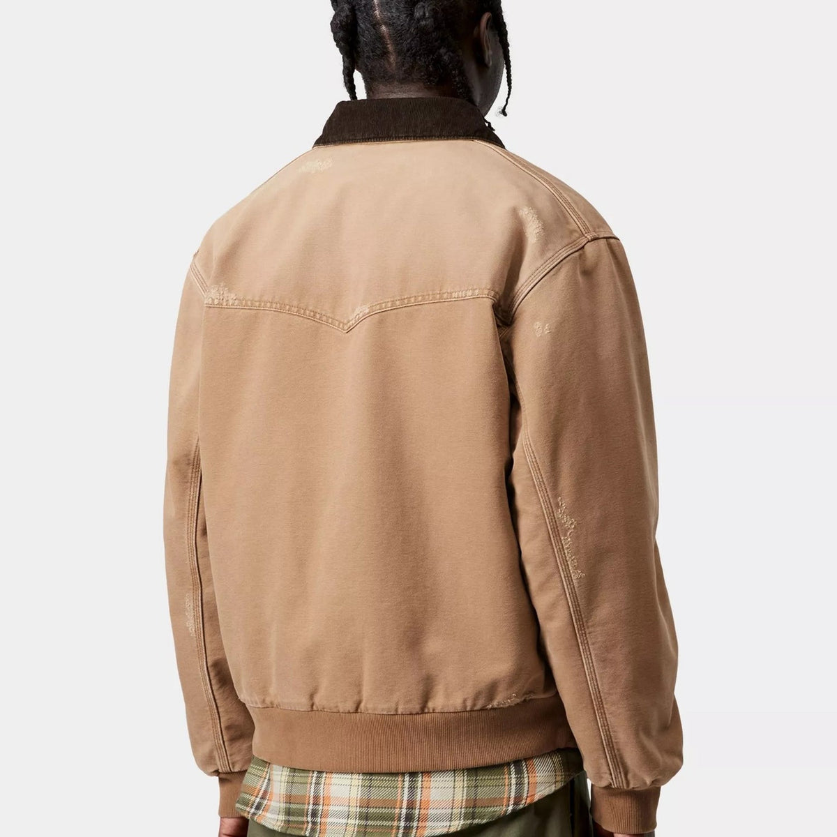 Carhartt WIP OG Santa Fe Jacket: Hamilton Brown / Tobacco, Grind wash