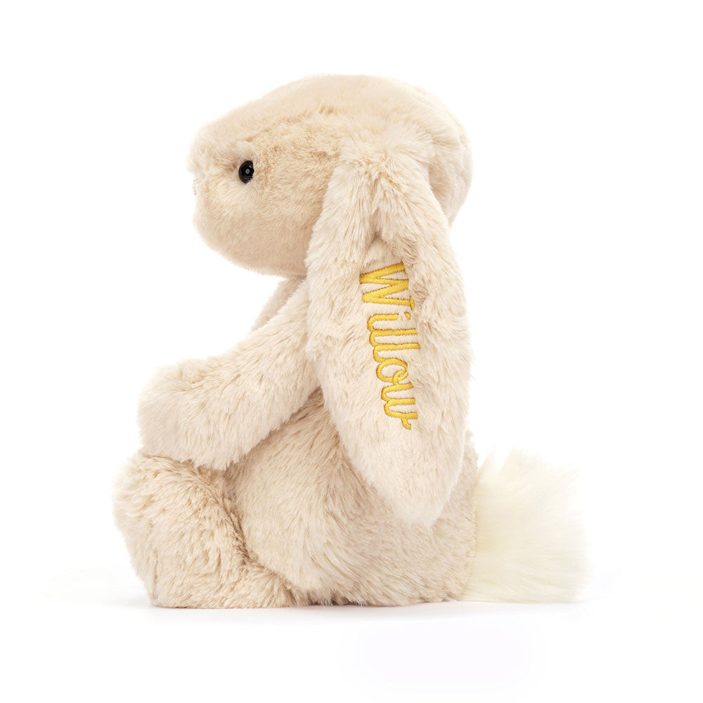 Personalized Bashful Luxe Bunny Willow Medium