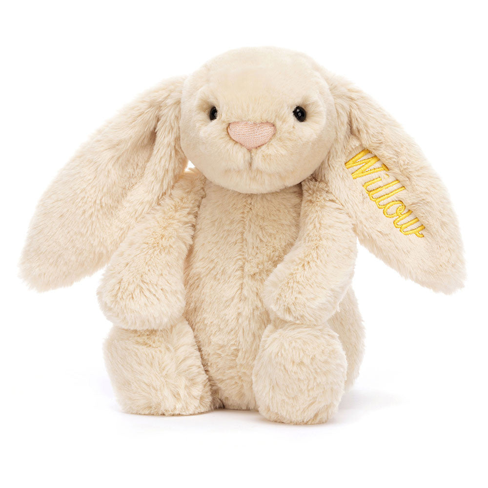 Personalized Bashful Luxe Bunny Willow Medium