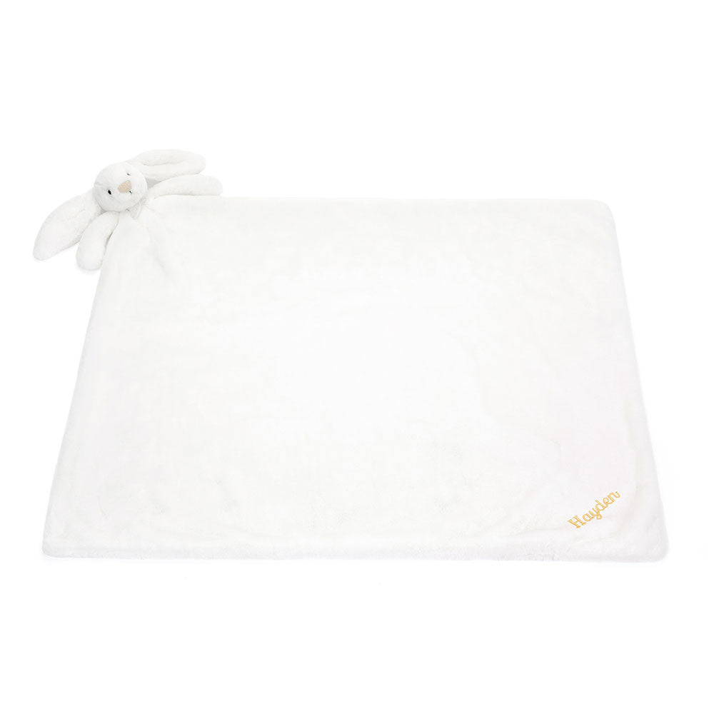 Personalized Bashful Luxe Bunny Luna Blankie