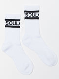 White Calf Sock