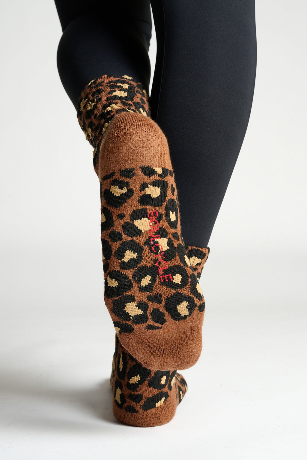 Leopard Half Calf Sock