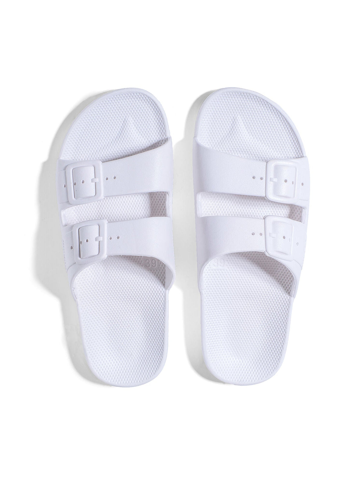 MOSES TWO BAND SLIDE WHITE