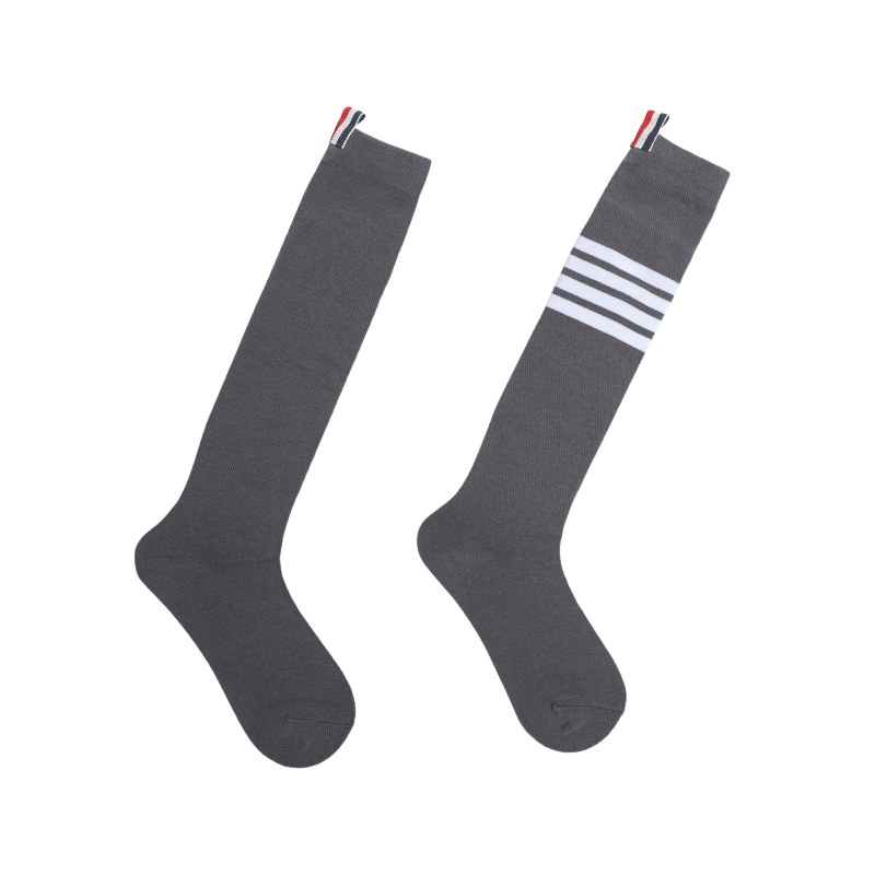Classic 4-bar cotton socks