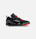 Spizike Low Black & Classic Green Men's Shoes - Black/Classic Green/White/Varsity Red