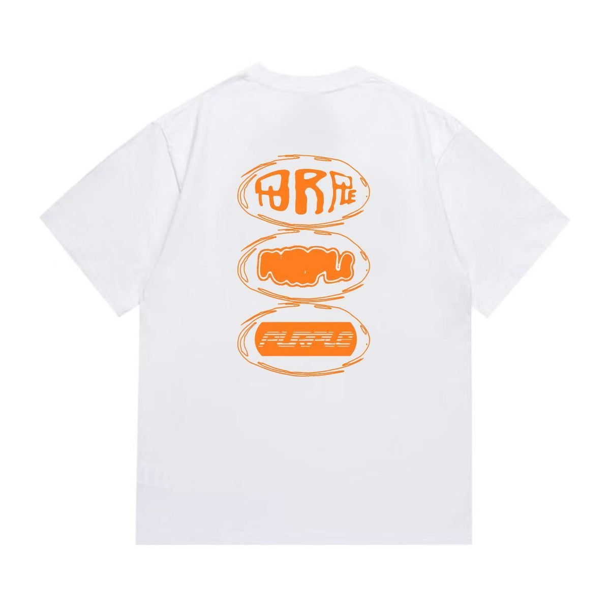 BAPE Orange Graphic Short-Sleeve T-Shirt