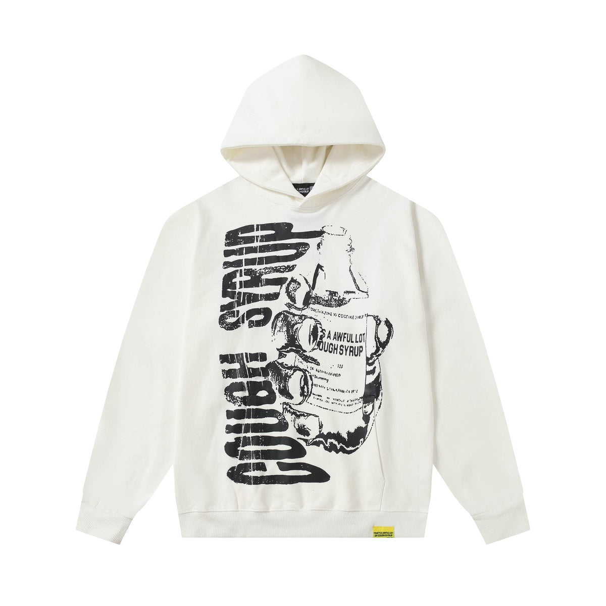 THAT'S A AWFUL LOT OF COUGH SYRUP Warning Graphic Hoodie