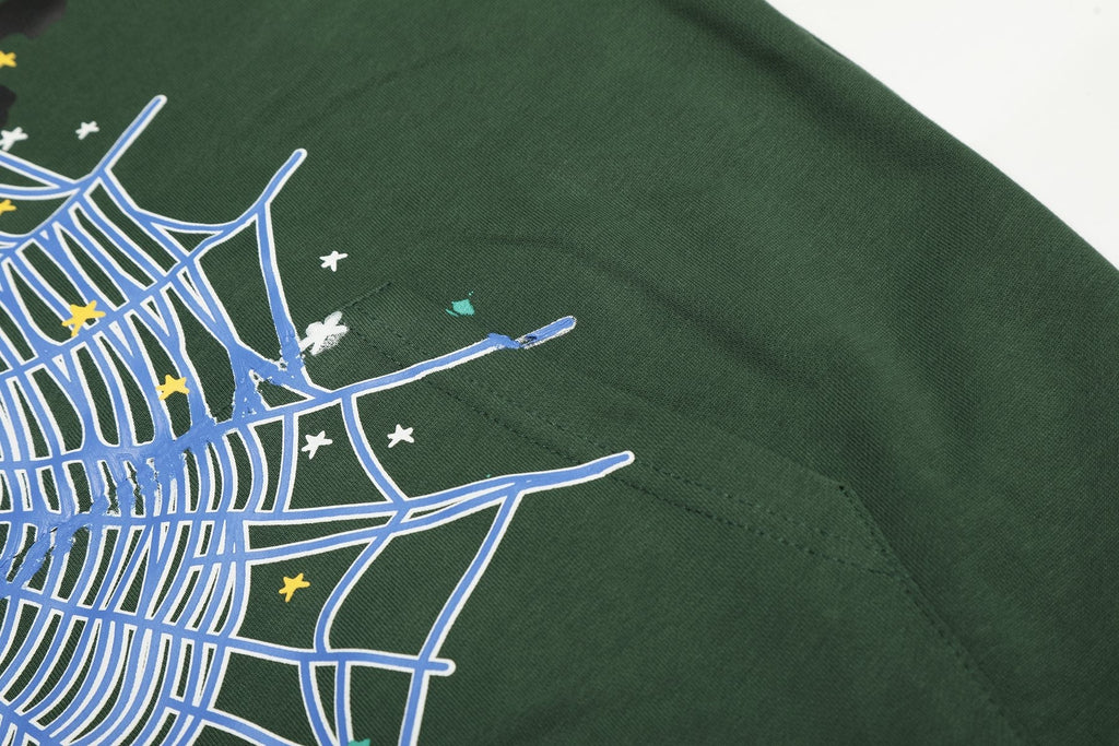 Sp5der Spiderweb Graphic Hoodie