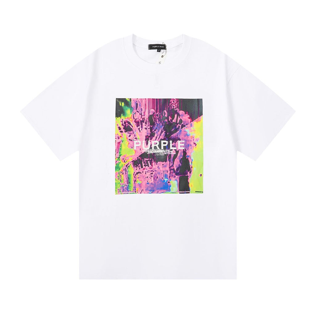 Purple Brand Abstract Graphic T-Shirt