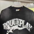 Rough Play Rhinestone Letter Graphic T-Shirt