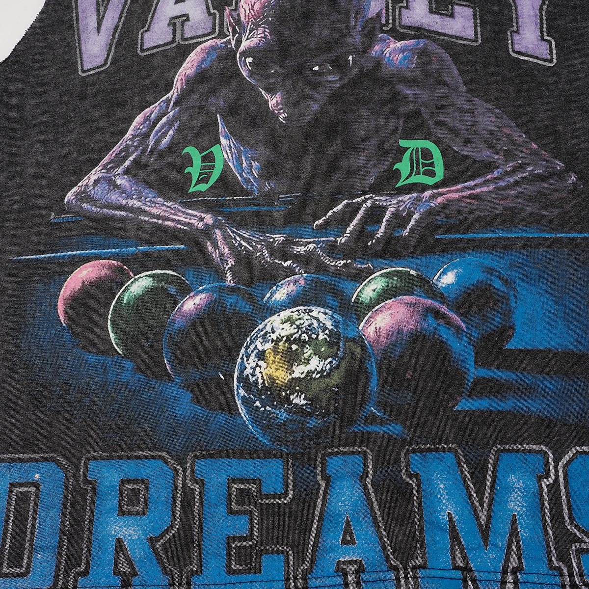 VALLEY Dreams Billiards Graphic Sleeveless T-Shirt