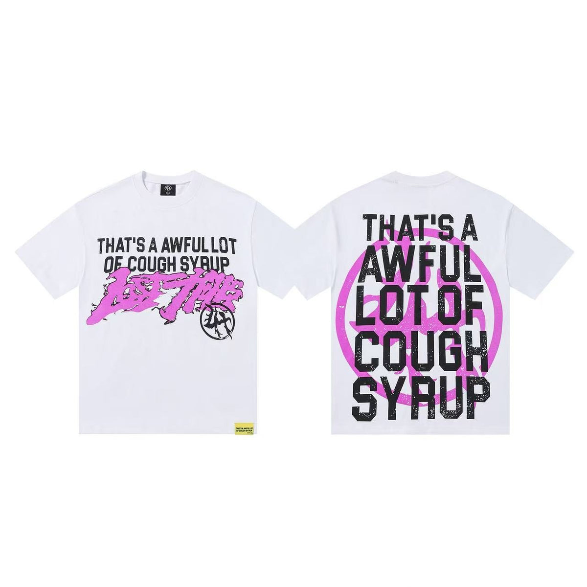 THAT'S A AWFUL LOT OF COUGH SYRUP Graphic T-Shirt & Shorts Set