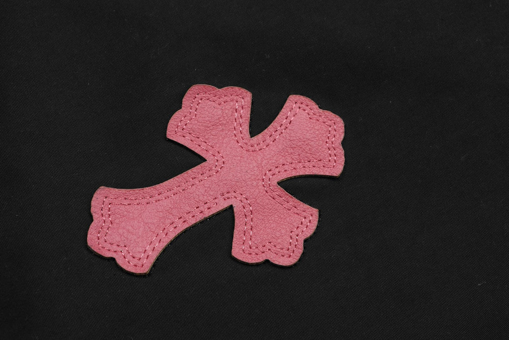 Chrome Hearts Multicolor Cross Patch Cropped Pants