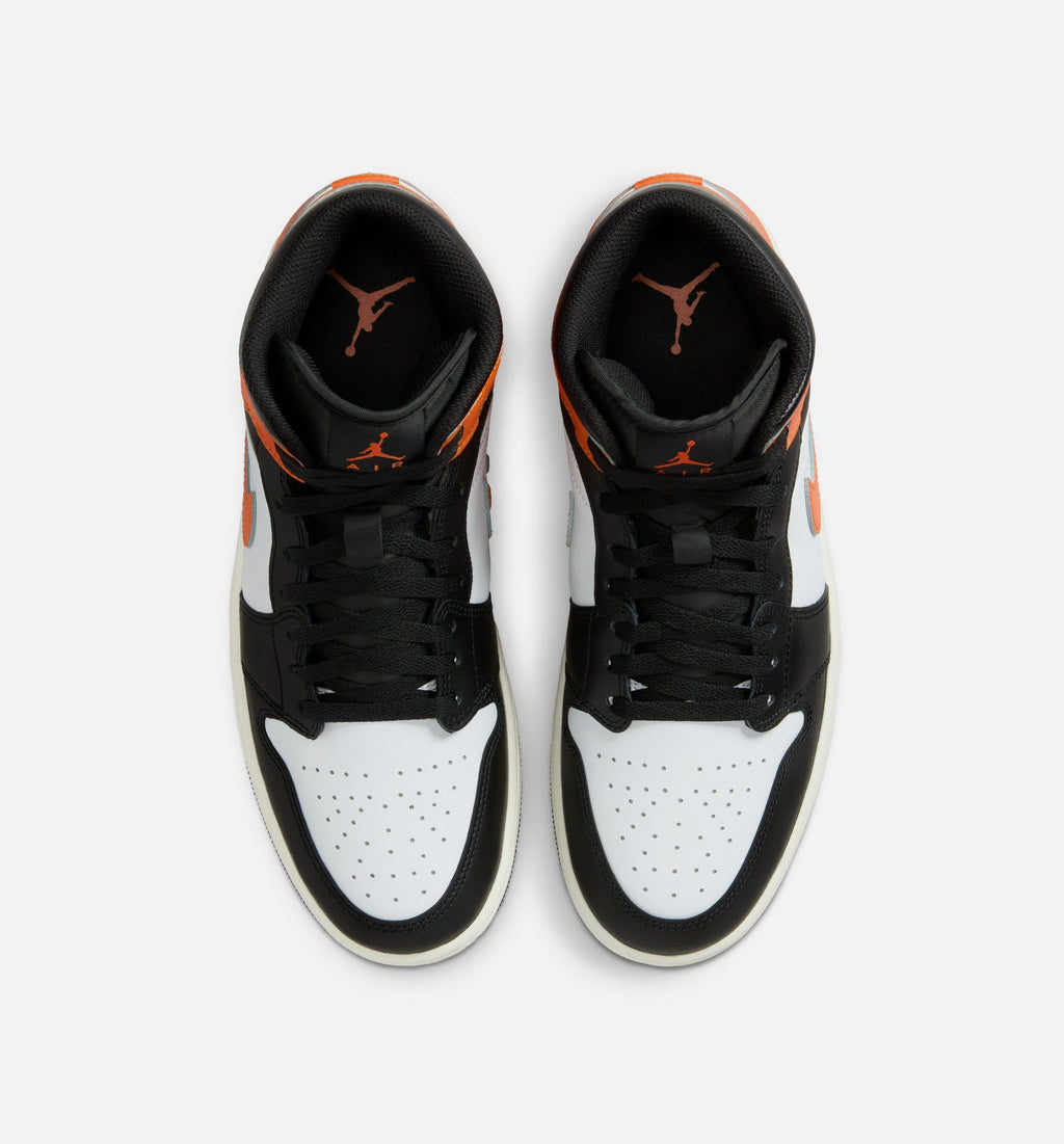Air Jordan 1 Mid | Men's Lifestyle Shoe | Starfish/White/Sail/Black