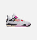 Air Jordan 4 Retro Comic Men's Lifestyle Shoe - Off White/Fire Pink/Anthracite