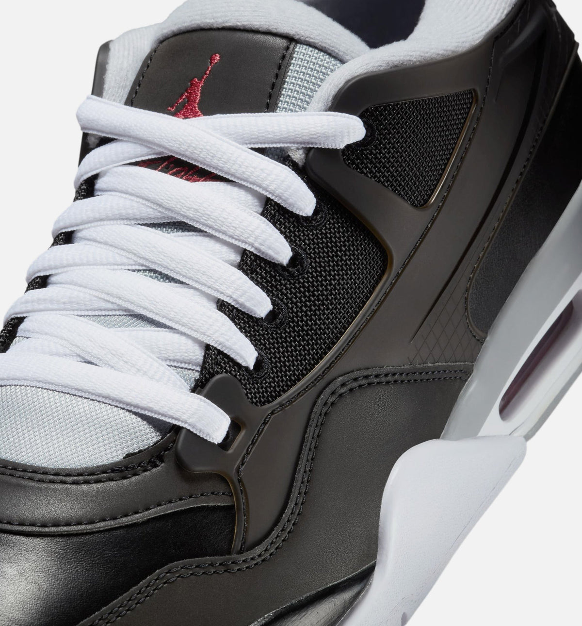 Air Jordan 4 RM Black, Red and Grey Men's Sneakers