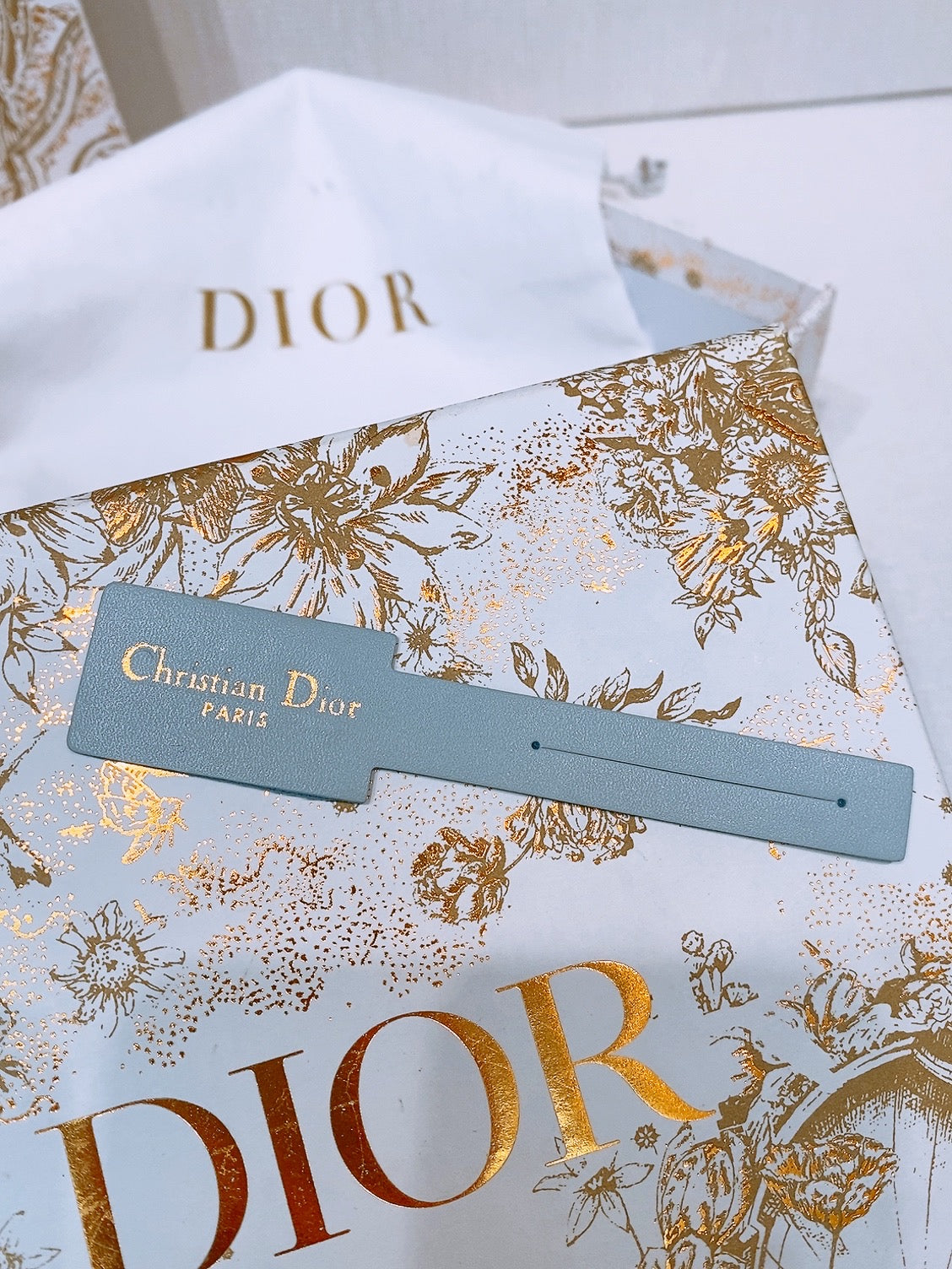 DIOR 25S BELT 20 MM IN STEEL BLUE CALFSKIN 572902