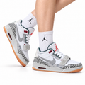 Jordan Legacy 312 Low White Cement Grey Gum Sneakers