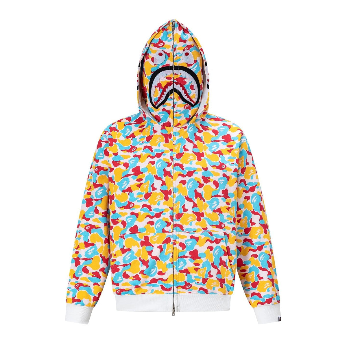 BAPE Shark Camo Full-Zip Hoodie