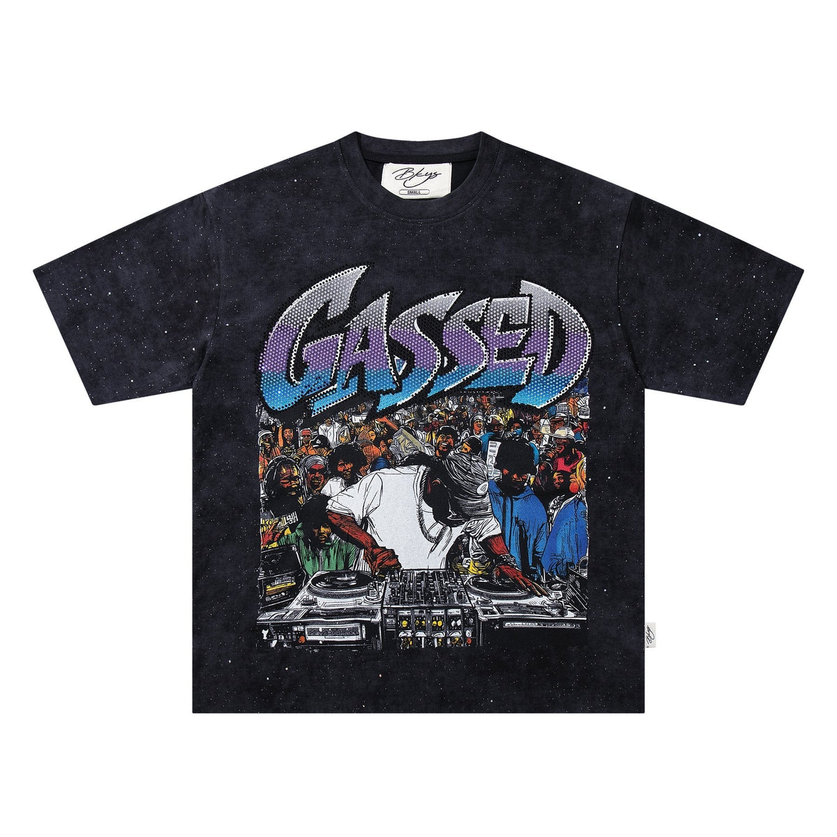 BKYS Revival Gassed Rhinestone Graphic T-Shirt