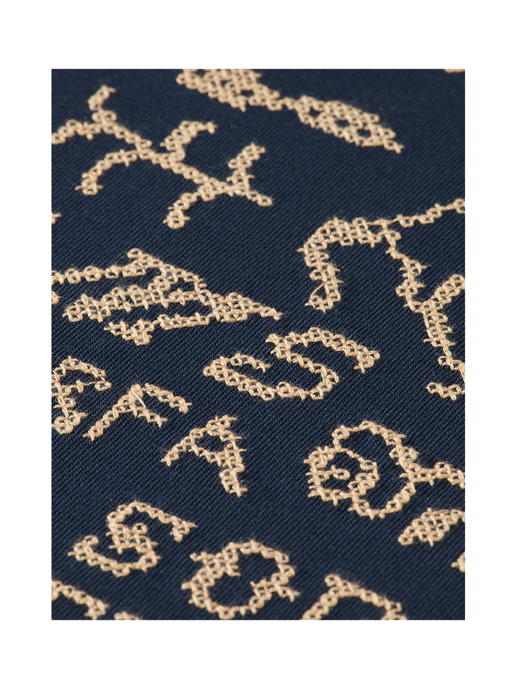 S&S Cross Stitch Artwork Loose-Fit Tee