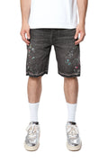 P059 Splatter Embroidery Short
