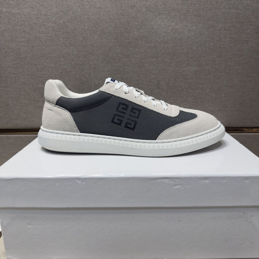 Givenchy Men's Geometric Emblem Low-Top Sneakers
