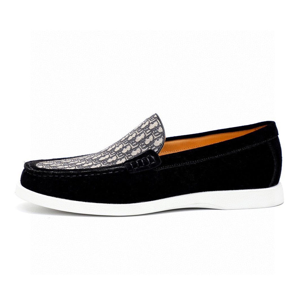 Dior Patterned Vamp Slip-On Shoes