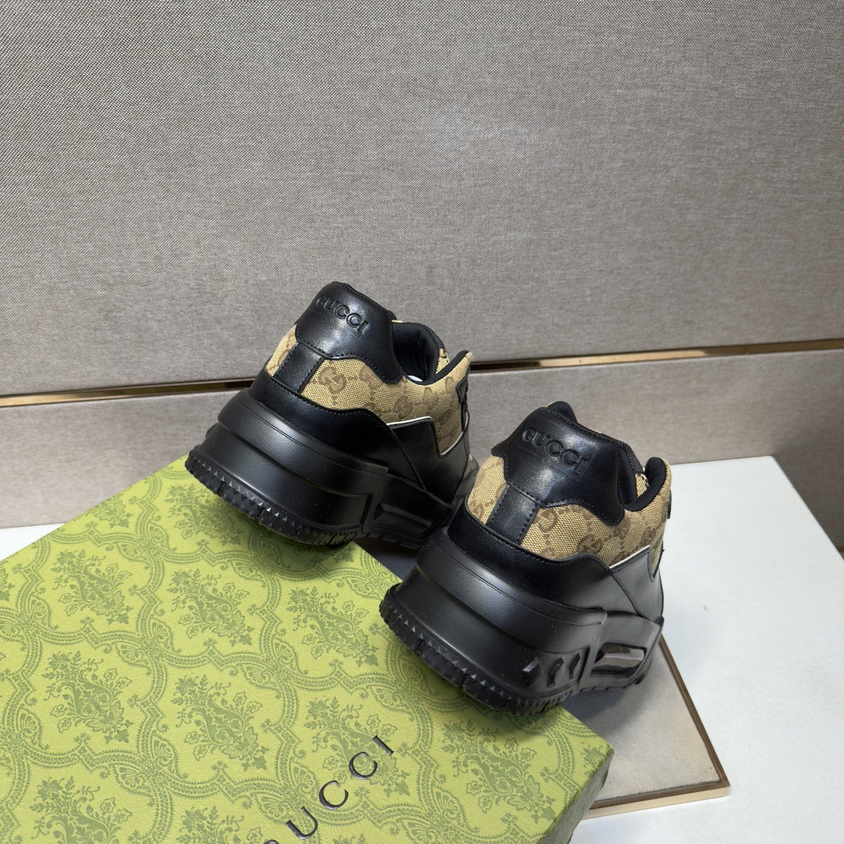 Gucci Men's GG Panel Low-Top Sneakers