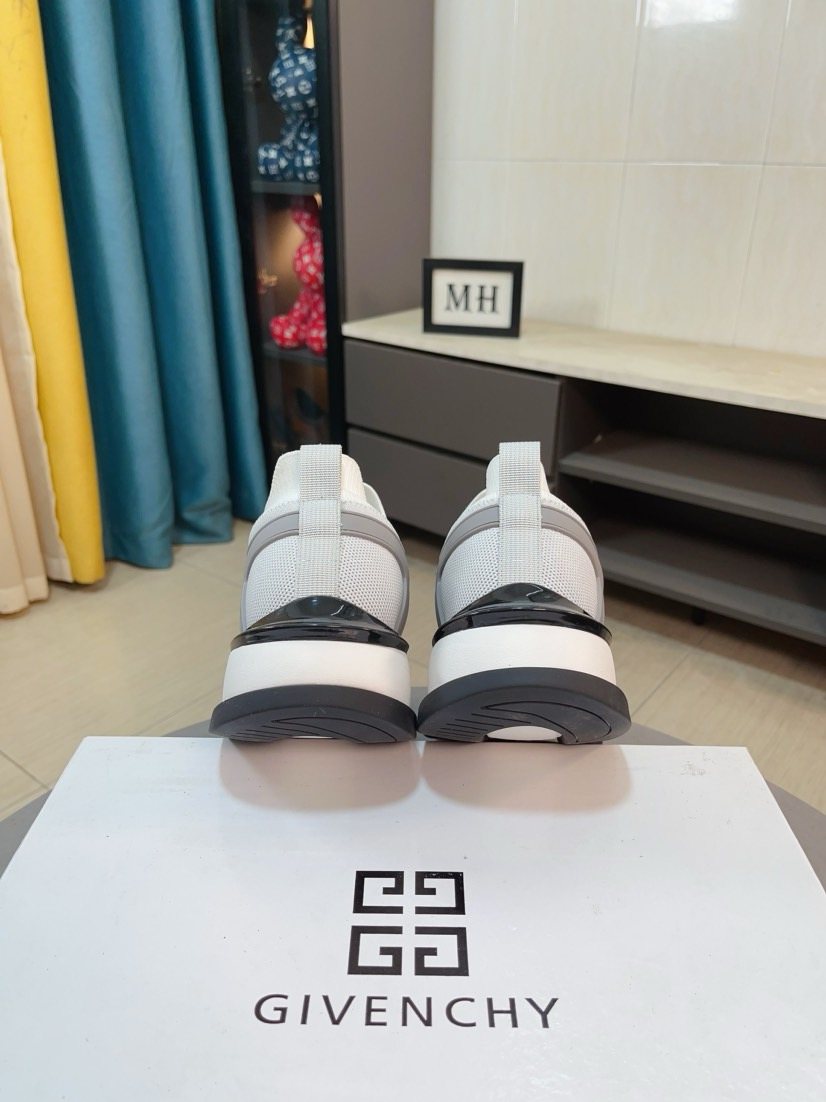 Givenchy Paneled Lace-Up Sneakers