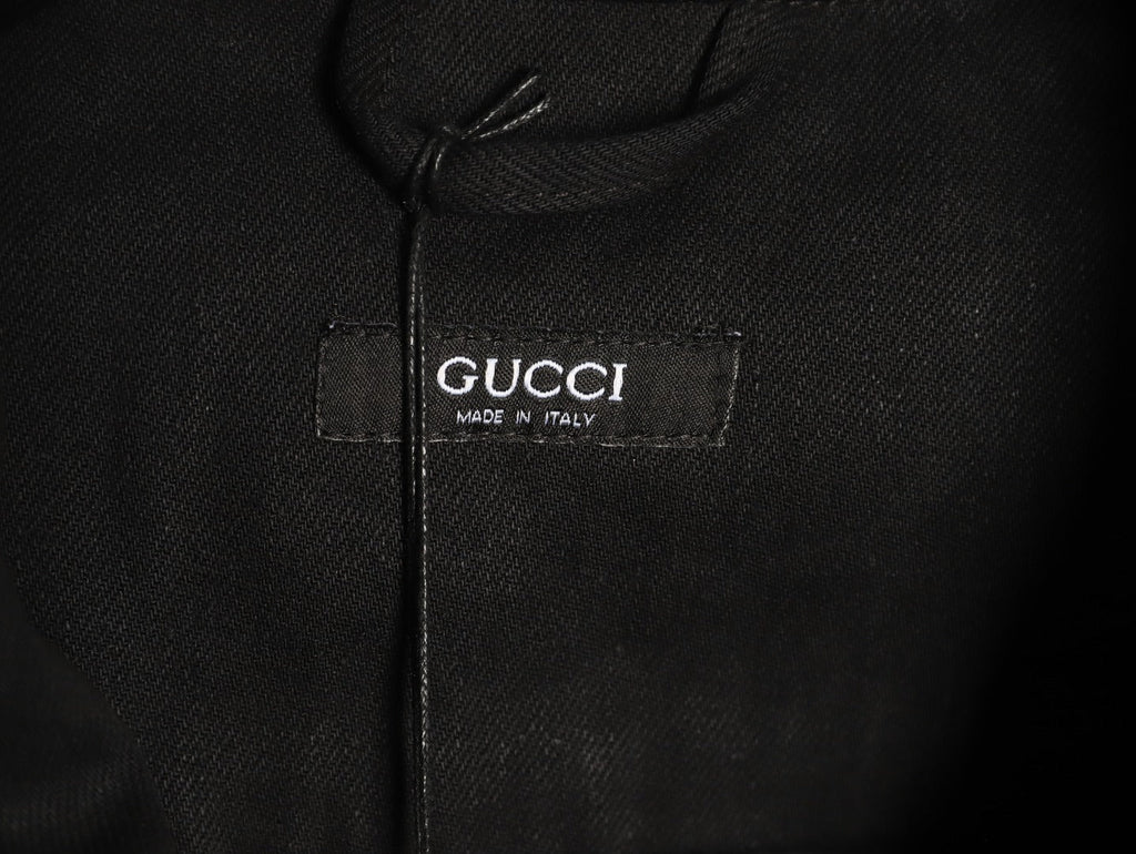 Gucci Horsebit-Style Hem Stand-Collar Zip Jacket - Black